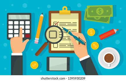 Corporate governance concept background. Flat illustration of corporate governance vector concept background for web design