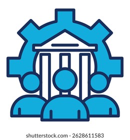 Corporate Governance Icon Element For Design