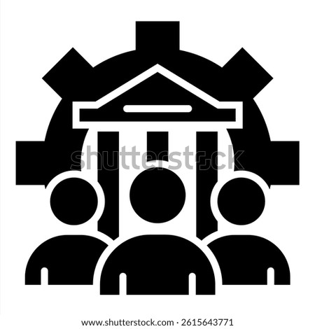 Corporate Governance Icon Element For Design
