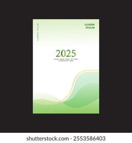 Corporate Green color Book Cover Design Template in A4. Can be adapt to Brochure, Annual Report, Magazine,Poster, Business Presentation, Portfolio, Flyer, Banner, Website.