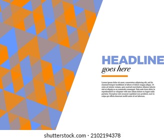 Corporate Header File covers. Trendy abstract vector illustration. Colorful geometric background design. Creative vector banner, flyer, advertisement, cover, card design.