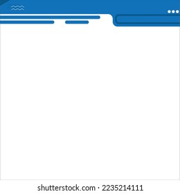 Corporate Header Shape For Business
