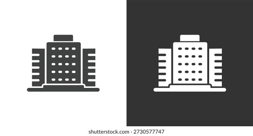 ícone Matriz Corporativa. Ícone de série de glifos sólidos