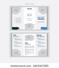Corporate Holiday Travel Brochure Design Template