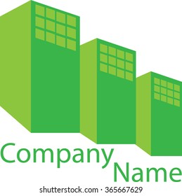 Corporate House Real Estate Logo