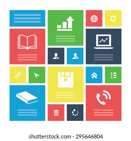 corporate icons universal set for web and mobile