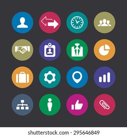 corporate icons universal set for web and mobile