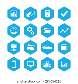 corporate icons universal set for web and mobile