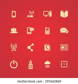 corporate icons universal set for web and mobile