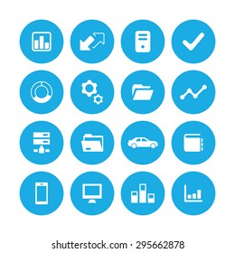 corporate icons universal set for web and mobile