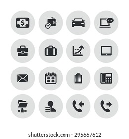 corporate icons universal set for web and mobile