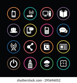 corporate icons universal set for web and mobile