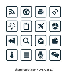 corporate icons universal set for web and mobile