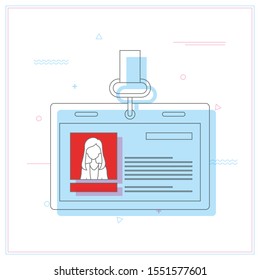 Corporate ID Card Design Template.