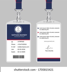 Corporate ID Card Design Template