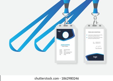 Corporate Id card design template