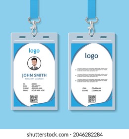 Corporate ID Card Design Template with vector format. eps10