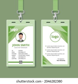 Corporate ID Card Design Template with vector format. eps10