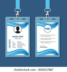 Corporate ID Card Design Template. Vector file eps10