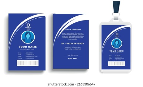 Corporate Id card design template