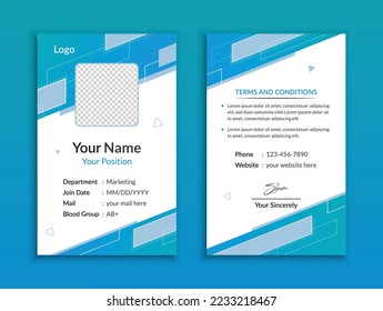 Corporate Id Card Design Template