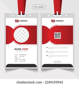 Plantilla de diseño de tarjeta de identificación corporativa