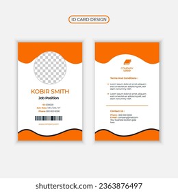 Corporate ID Card Design Template