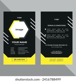 Corporate Id Card design Template