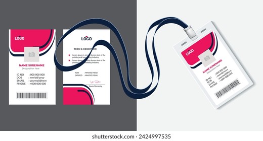 Corporate ID Card Design Template