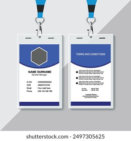 Corporate ID Card Design Template