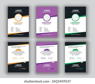 Corporate ID Card Design Templets 