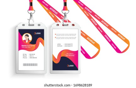 13,570 Lanyard template Images, Stock Photos & Vectors | Shutterstock