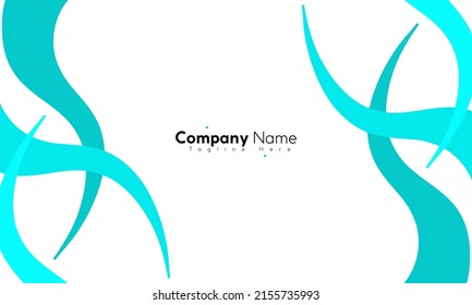 fondo de la plantilla de tarjeta de identificación corporativa en onda y línea recta genial para, banner, afiche etc
