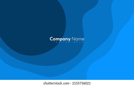 fondo de la plantilla de tarjeta de identificación corporativa en onda y línea recta genial para, banner, afiche etc