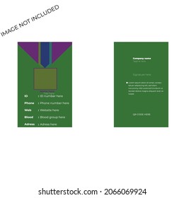 Corporate ID card template design