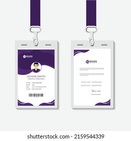 Diseño de plantillas de tarjetas de identificación corporativa