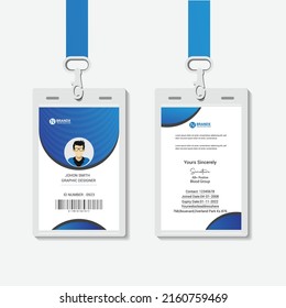 Corporate Id Card Template Design Stock Vector (royalty Free 