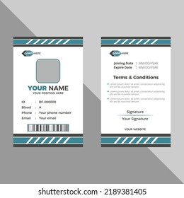 Corporate Id Card Template Or New Id Card Design