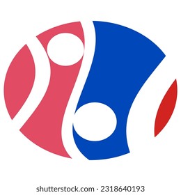 Corporate identity abstract type logo
