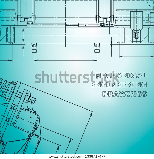 Corporate Identity.\
Blueprint, scheme, Gray sketch. Technical illustrations,\
background. Machine\
industry
