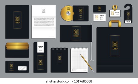 Corporate Identity Branding Template. Vector Company Style For Brandbook.