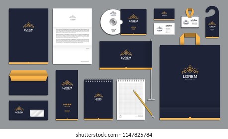 Corporate Identity Branding Template. Vector Company Style For Brandbook.