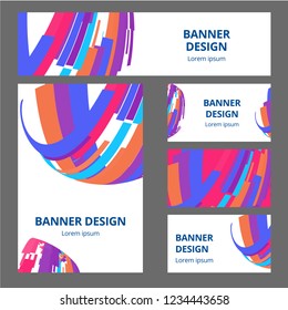 Corporate identity branding template. Vector stationery design with team community social Blue background. Business documentation