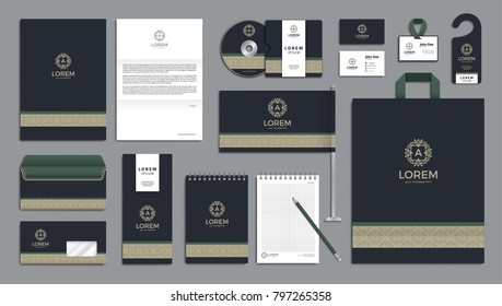 Corporate Identity Branding Template. Vector Company Style For Brandbook.