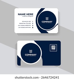 Corporate Identity Business Card Design with Flat Minimal Look