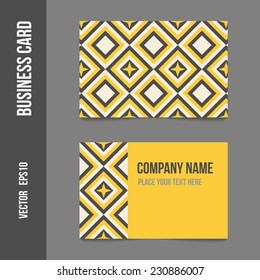 Corporate identity - business cards for company or event. Business stationery - vector template for print or web.