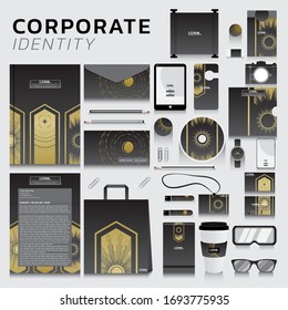 Corporate identity for business and marketing design