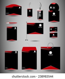 Corporate identity business set design
