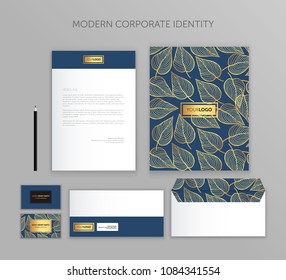 Corporate identity business set. Modern stationery template design. Documentation for business.