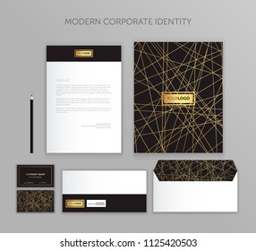 Corporate identity business set. Modern stationery template design. Documentation for business.